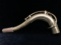 Yamaha Custom V1 Neck for Tenor Sax in Raw Brass - Very Lightly Used